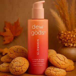 Dew of the Gods Glowasis Vitamin Blend Body Lotion ( Pumpkin Sugar Cookie)